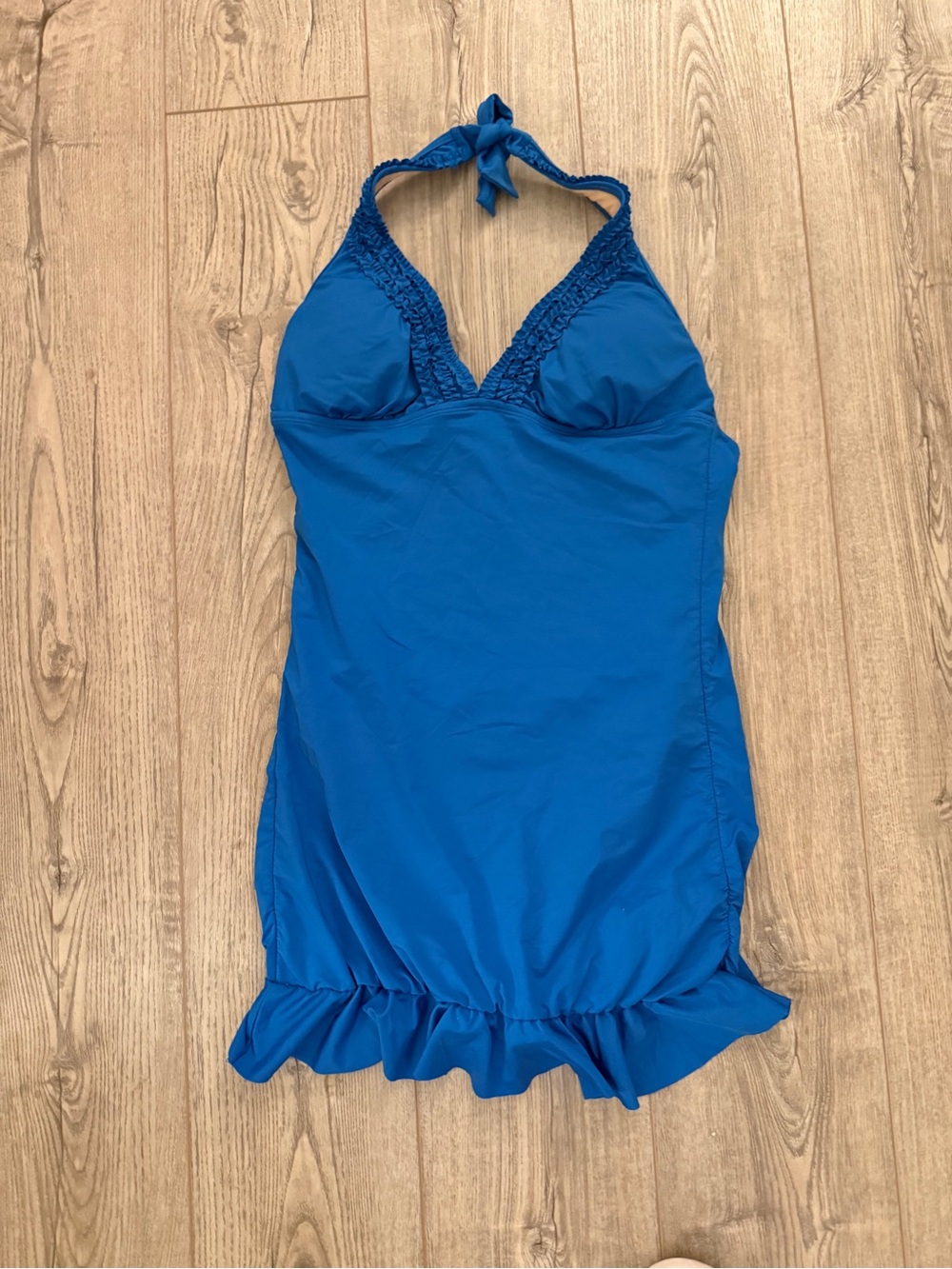 Kenneth Cole Blue Swimdress Size L/12 NWOT